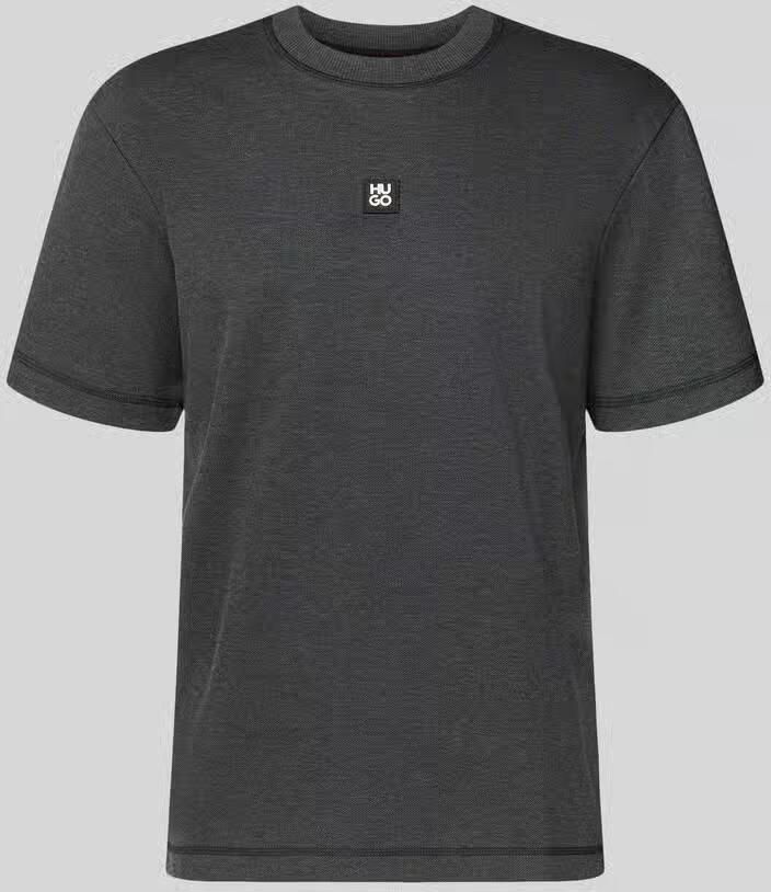 HUGO Regular fit T-shirt met katoen model 'DILANSO'