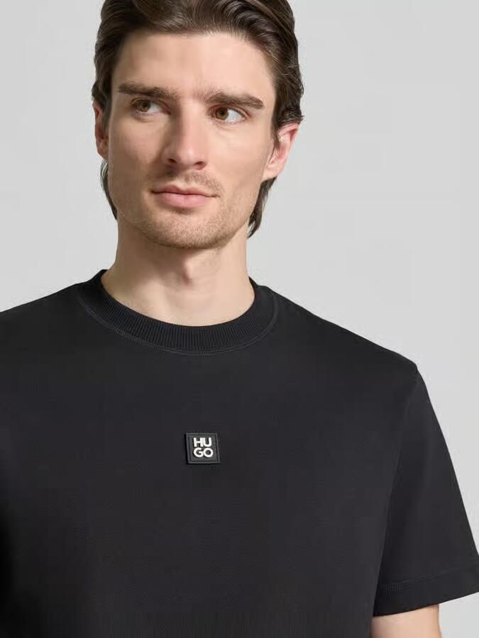 HUGO Regular fit T-shirt met katoen model 'DILANSO' - Foto 2