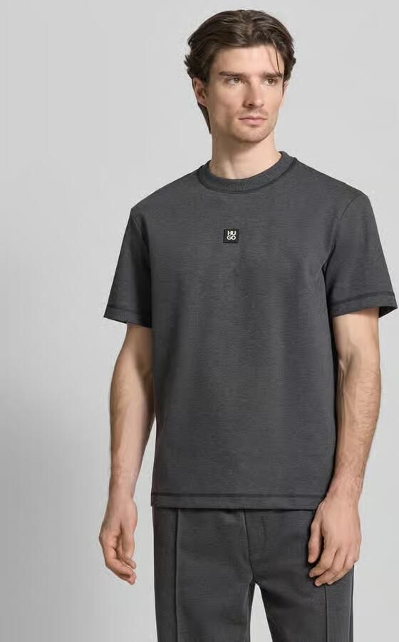 HUGO Regular fit T-shirt met katoen model 'DILANSO' - Foto 4