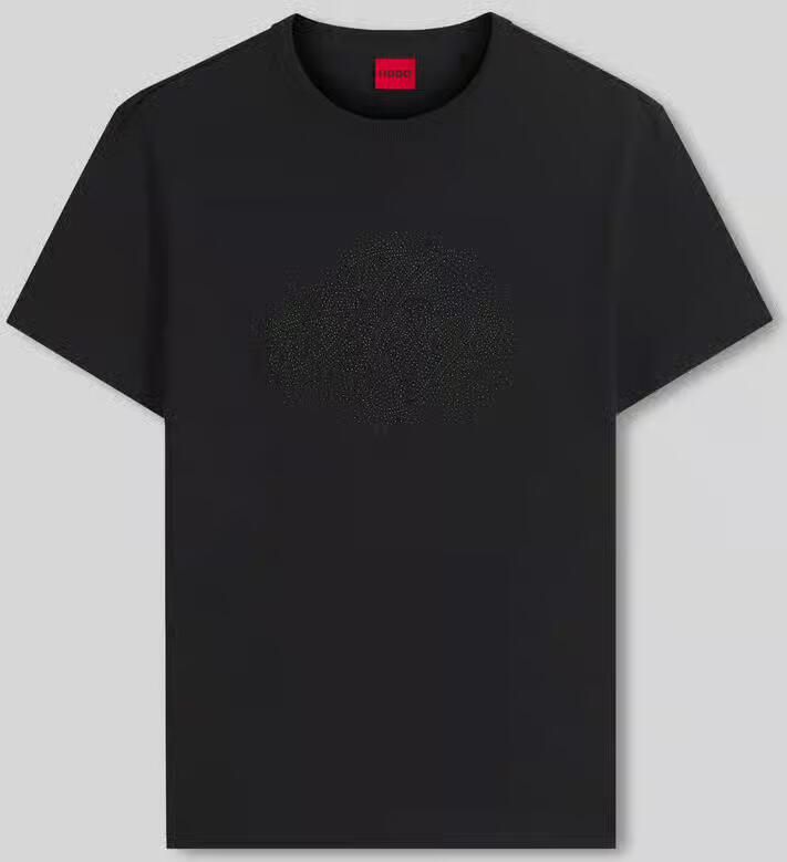 HUGO Regular fit t-shirt met ronde hals model 'Damacia_10'