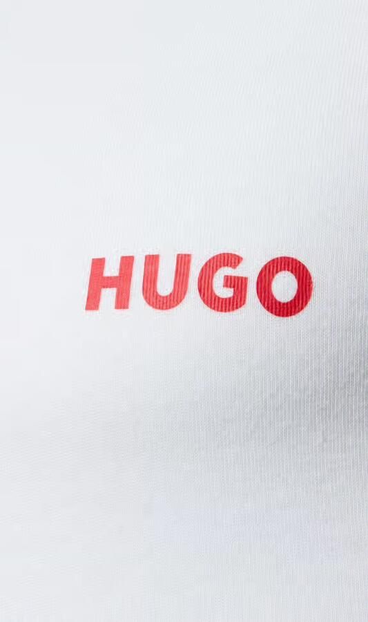 HUGO Regular fit T-shirt set van puur katoen in Set van 3