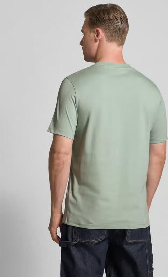 HUGO Regular fit T-shirt van katoenen jersey model 'DELASTIO'