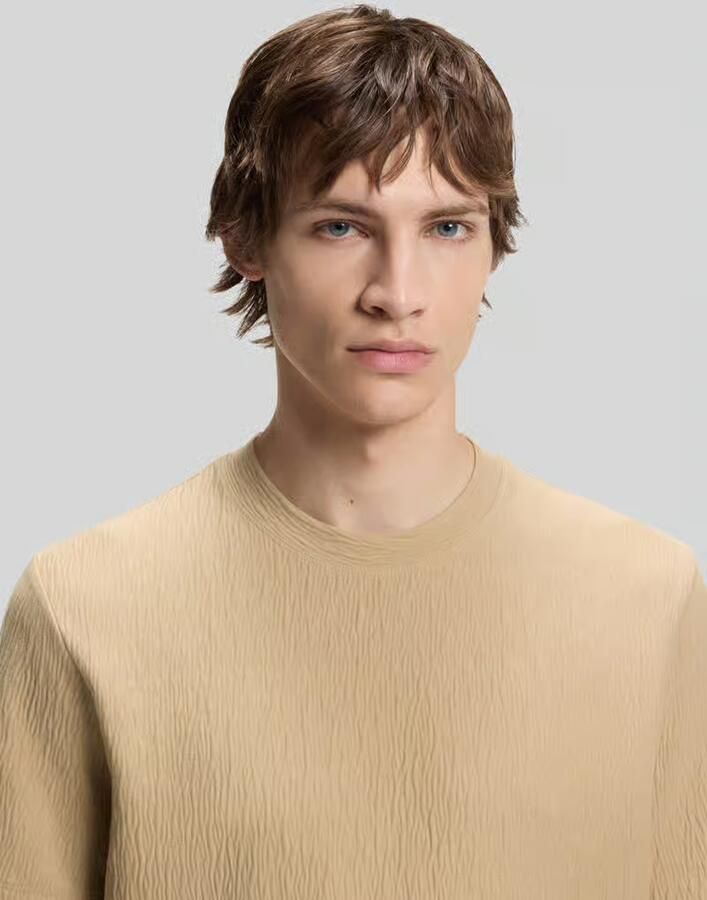 HUGO regular fit T-shirt van katoenmix