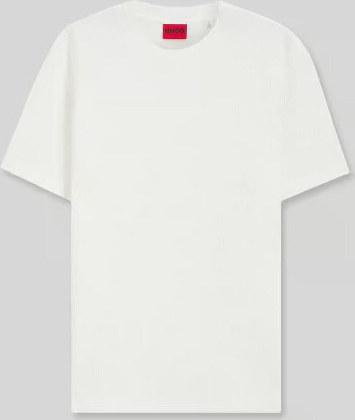HUGO regular fit T-shirt van katoenmix - Foto 2