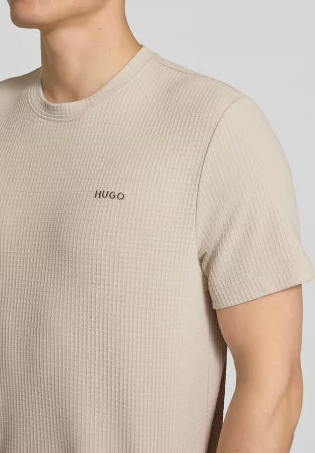 HUGO Regular fit T-shirt van katoenmix model 'AUSTIN'