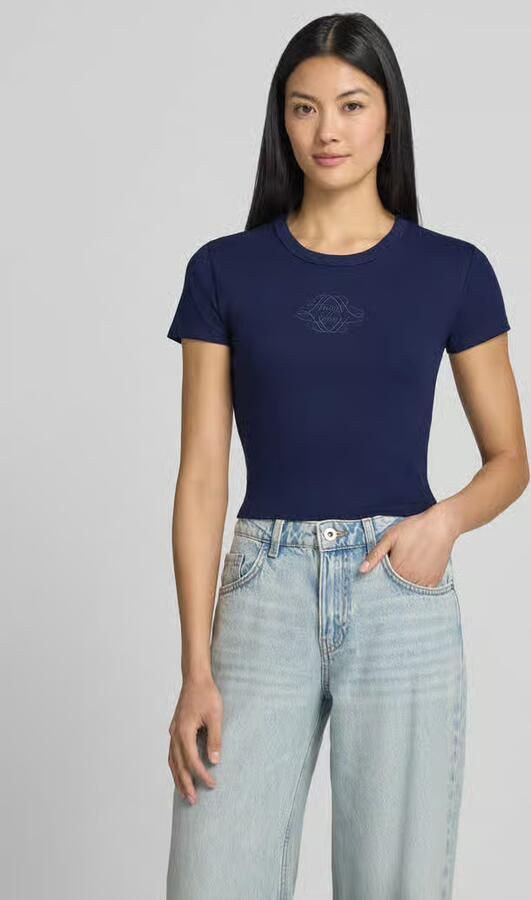 HUGO regular fit T-shirt van katoenmix model 'DELANOR_4' ' - Foto 2