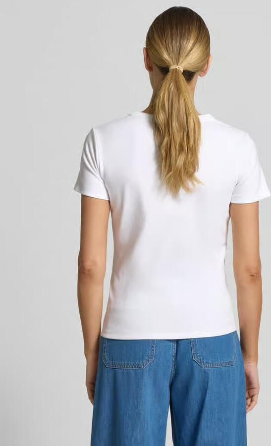 HUGO regular fit T-shirt van katoenmix model 'DELORIS_4'