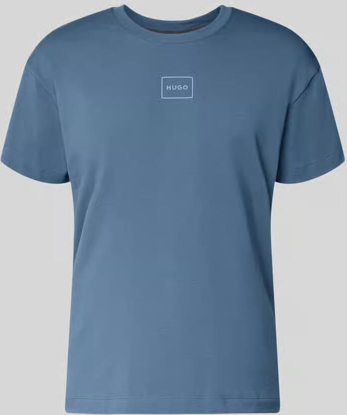 HUGO Regular fit T-shirt van katoenmix model 'LAZE T-SHIRT'