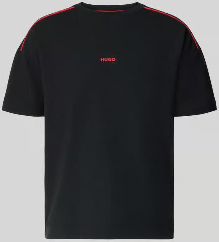 HUGO Regular fit t-shirt van katoenmix model 'NOAH'