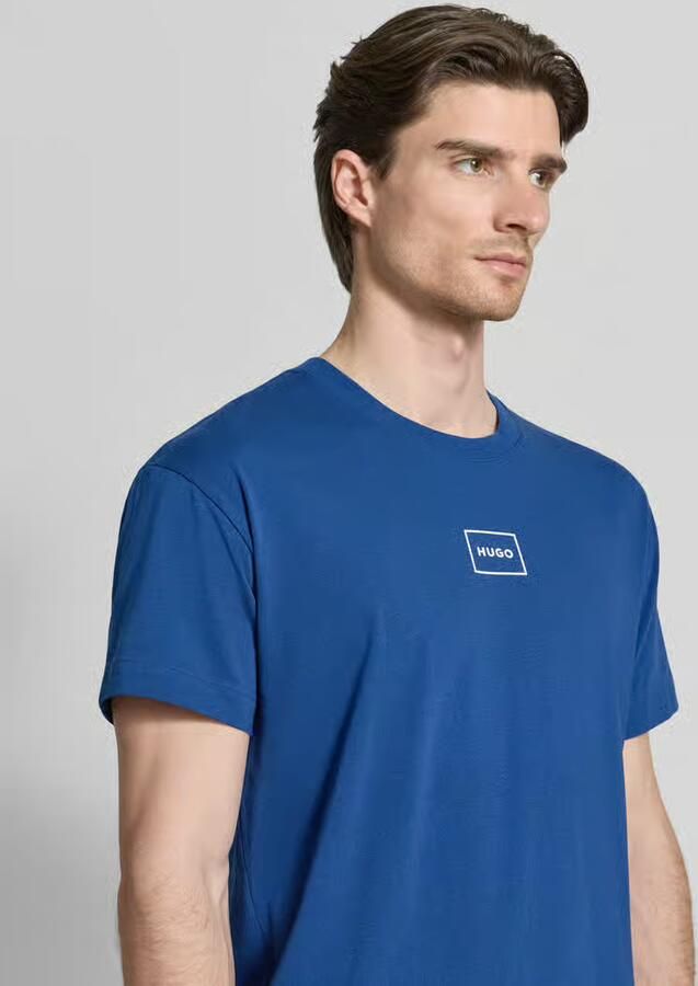 HUGO Regular fit T-shirt van mix van katoen Model 'LAZE T-SHIRT'