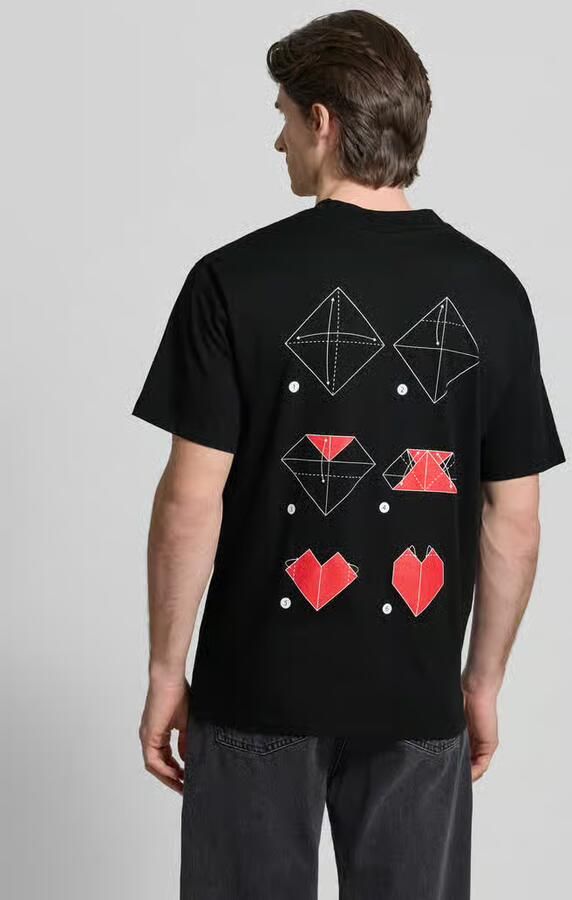 HUGO Regular fit T-shirt van pure katoen Model 'DALENTIN'