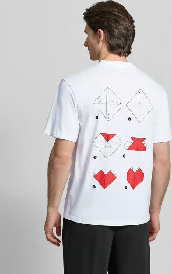 HUGO Regular fit T-shirt van puur katoen model 'DALENTIN' - Foto 3