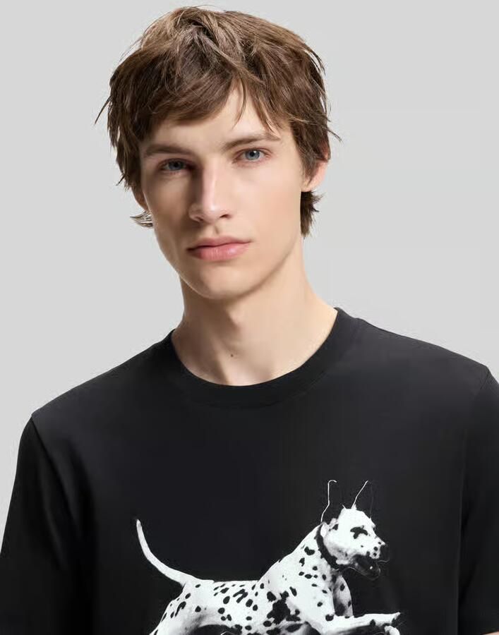 HUGO regular fit T-shirt van puur katoen