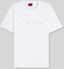 HUGO regular fit T-shirt van puur katoen