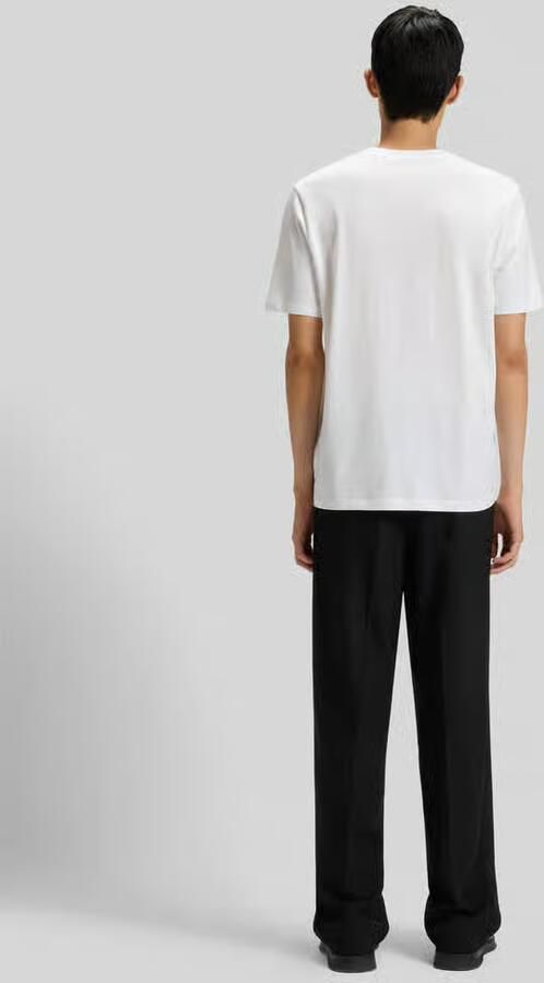 HUGO Regular fit T-shirt van puur katoen