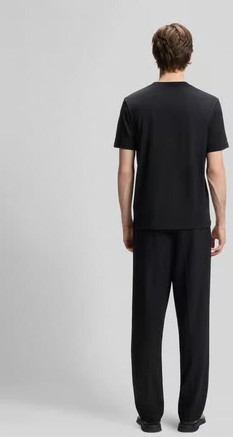 HUGO regular fit T-shirt van puur katoen - Foto 3
