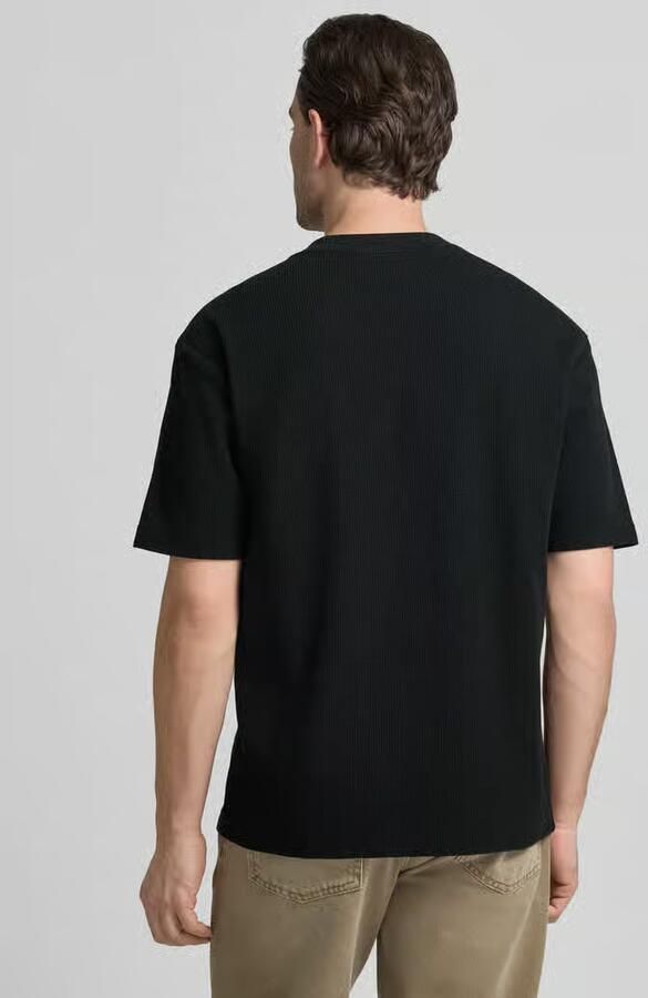 HUGO Regular fit T-shirt van puur katoen model 'DAFFL' - Foto 3