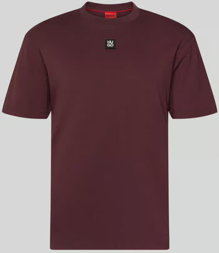 HUGO Regular fit T-shirt van puur katoen model 'DALILE'