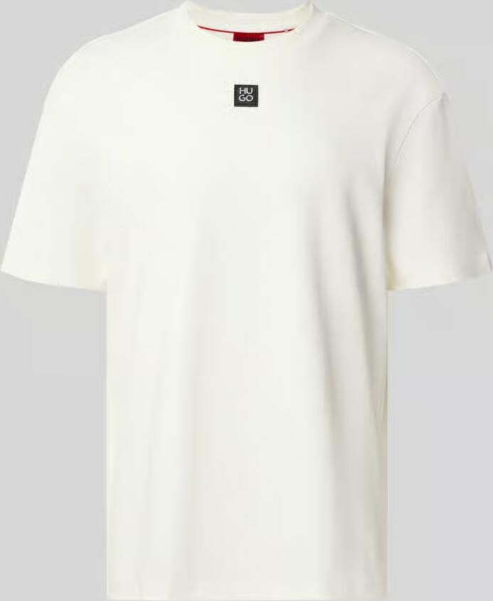 HUGO Regular fit T-shirt van puur katoen model 'DALILE' - Foto 2