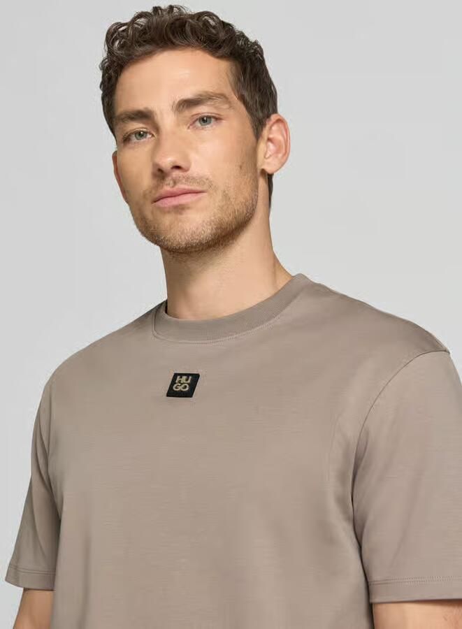 HUGO regular fit T-shirt van puur katoen model 'DALILE'