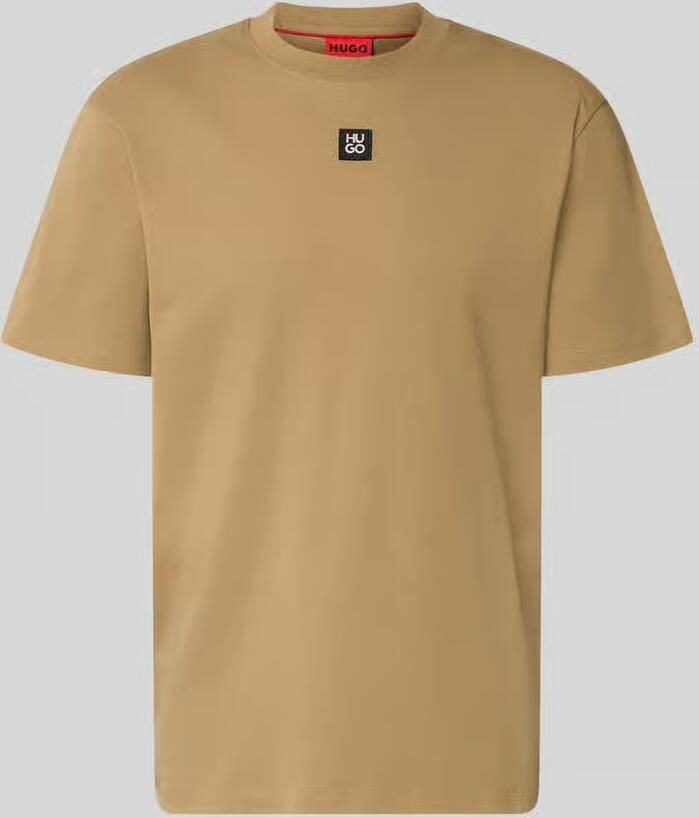 HUGO Regular fit t-shirt van puur katoen model 'Dalile'