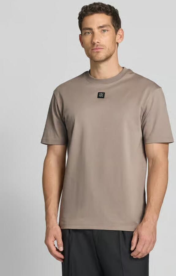 HUGO regular fit T-shirt van puur katoen model 'DALILE' - Foto 3