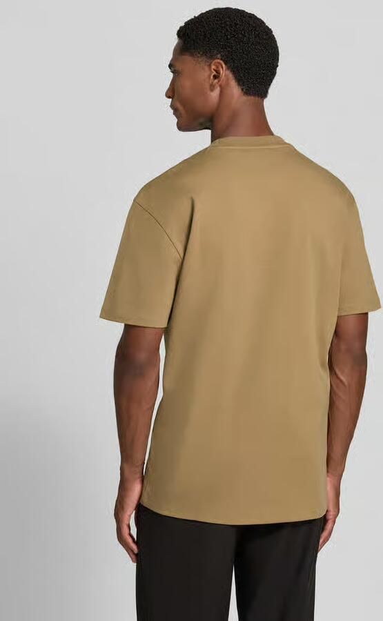 HUGO Regular fit t-shirt van puur katoen model 'Dalile' - Foto 3