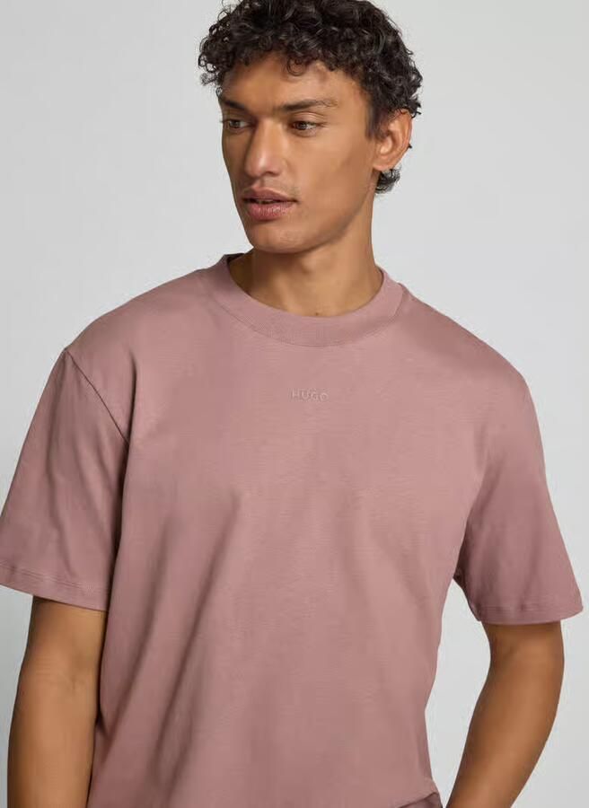 HUGO Regular fit T-shirt van puur katoen model 'DALOLINO' - Foto 2