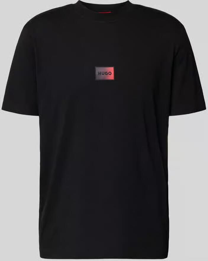 HUGO Regular fit T-shirt van puur katoen model 'DANOTIE'