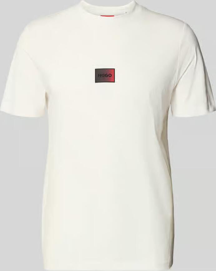 HUGO Regular fit T-shirt van puur katoen model 'DANOTIE'