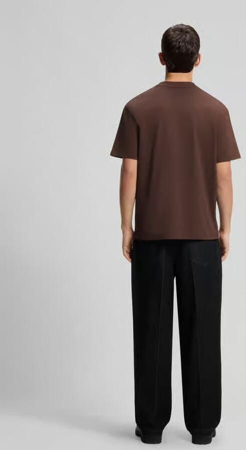 HUGO Regular fit t-shirt van puur katoen model 'Dapolino' - Foto 2