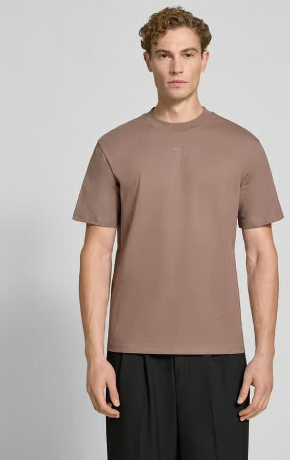 HUGO Regular fit t-shirt van puur katoen model 'Dapolino' - Foto 3