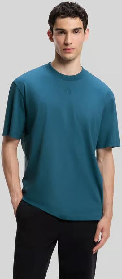 HUGO Regular fit t-shirt van puur katoen model 'Dapolino' - Foto 3