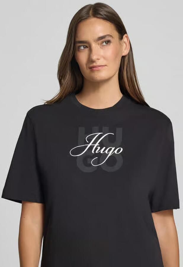 HUGO regular fit T-shirt van puur katoen model 'Dashire_5'