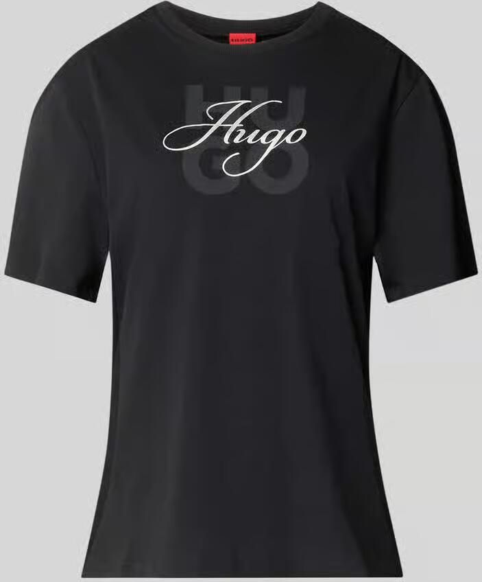 HUGO regular fit T-shirt van puur katoen model 'Dashire_5' - Foto 2