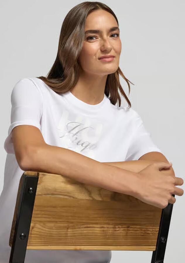 HUGO regular fit T-shirt van puur katoen model 'Dashire_5'