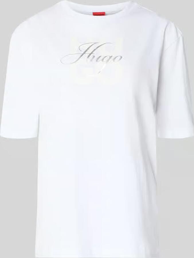 HUGO regular fit T-shirt van puur katoen model 'Dashire_5' - Foto 2