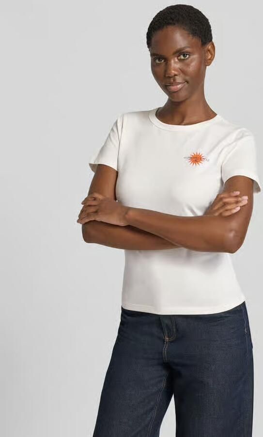 HUGO regular fit T-shirt van puur katoen model 'DELORIS_5' - Foto 3