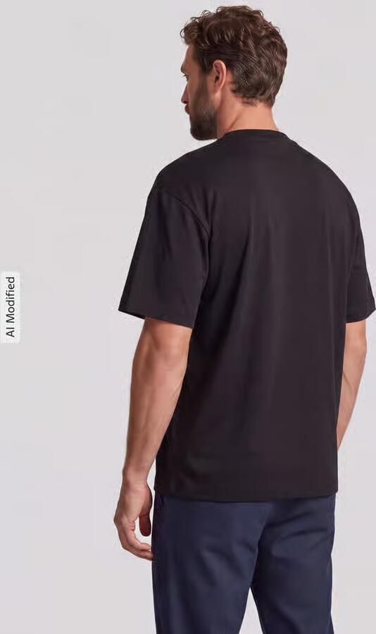 HUGO Regular fit t-shirt van puur katoen model 'Derenn'