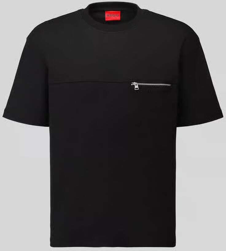 HUGO Regular fit t-shirt van puur katoen model 'Derenn' - Foto 2