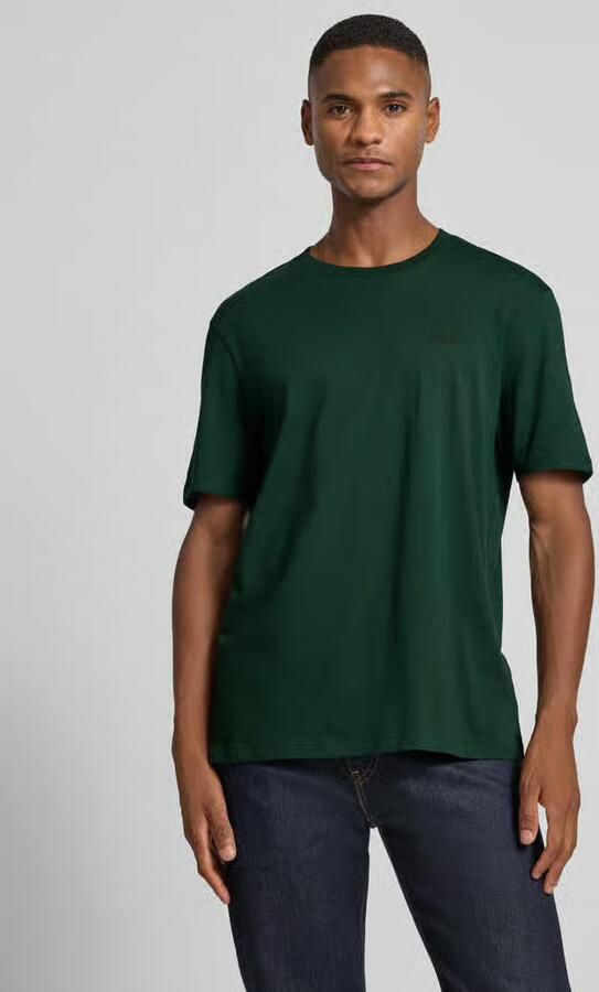 HUGO Regular fit T-shirt van puur katoen model 'DERO' - Foto 2