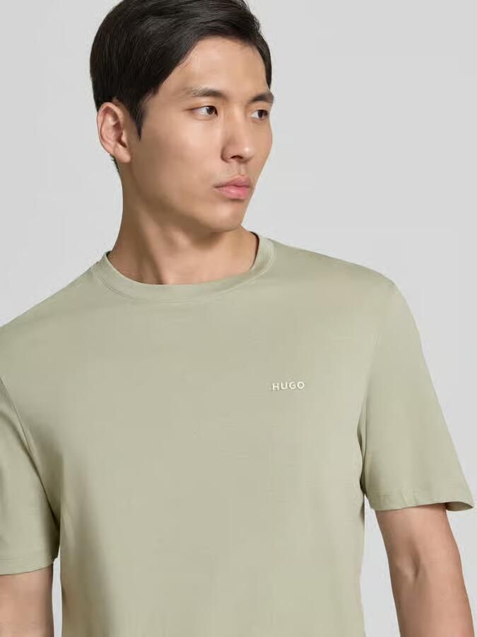 HUGO regular fit T-shirt van puur katoen model 'DERO222' - Foto 2