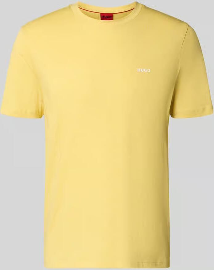 HUGO regular fit T-shirt van puur katoen model 'DERO222' - Foto 2