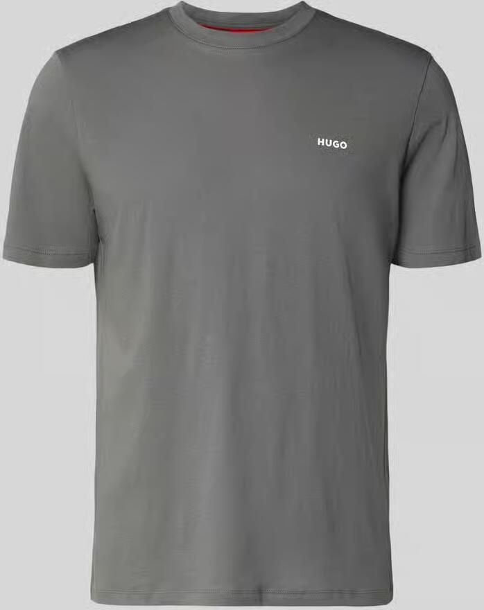 HUGO regular fit T-shirt van puur katoen model 'DERO222' - Foto 3
