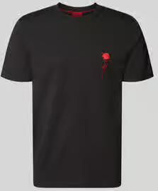 HUGO Regular fit t-shirt van puur katoen model 'Diflow'