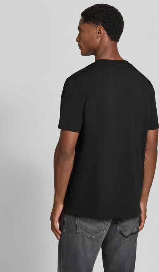 HUGO Regular fit t-shirt van puur katoen model 'Diflow' - Foto 3