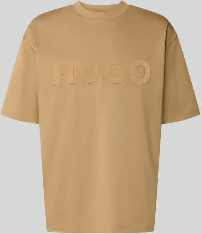 HUGO Regular fit t-shirt van puur katoen model 'Dinkee'