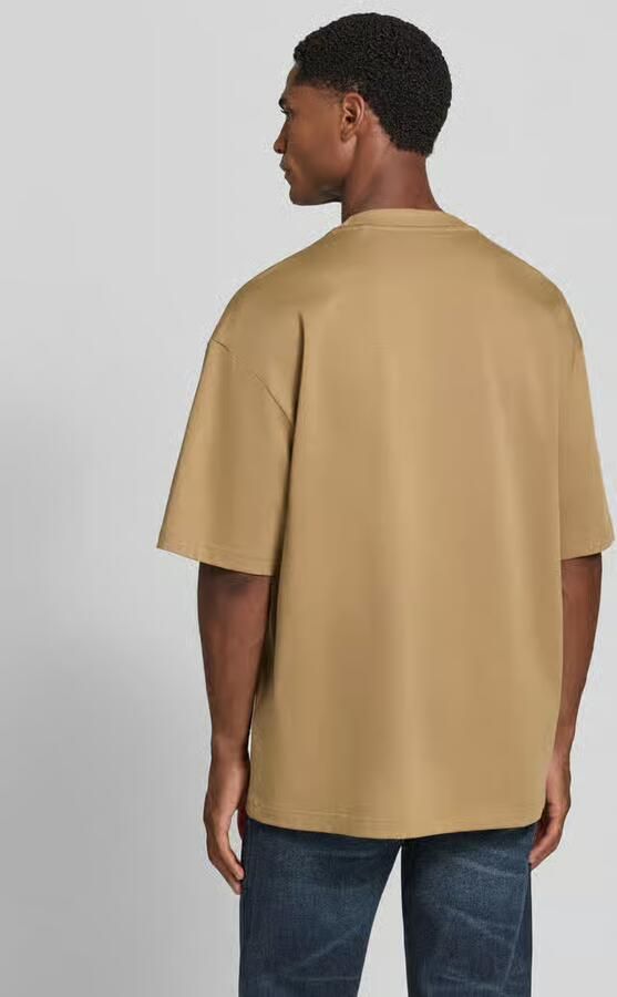 HUGO Regular fit t-shirt van puur katoen model 'Dinkee' - Foto 3
