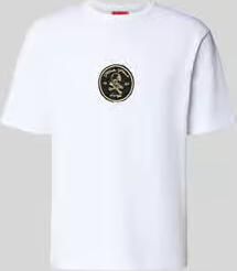 HUGO regular fit T-shirt van puur katoen model 'DOBUL'