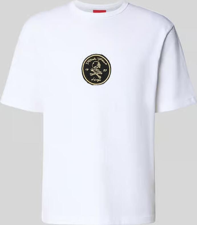 HUGO regular fit T-shirt van puur katoen model 'DOBUL'
